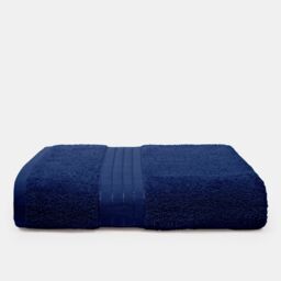 OHS 10 Pack of 100% Cotton Bathroom Hand Towel in Navy - thumbnail 3