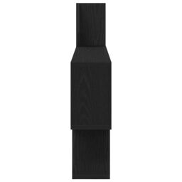 Berkfield Home Wall Shelf Black Oak 100x15x70 cm Engineered Wood - Size: 100 x 15 x 70 cm - thumbnail 6