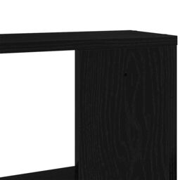 Berkfield Home Wall Shelf Black Oak 100x15x70 cm Engineered Wood - Size: 100 x 15 x 70 cm - thumbnail 9