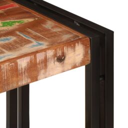 Berkfield Home Console Table 160x33x75 cm Solid Wood Reclaimed in Brown - Size: 160 x 33 x 75 cm - thumbnail 6