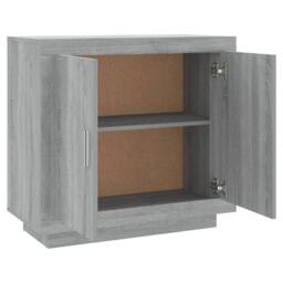 Berkfield Home Sideboard Grey Sonoma 80x40x75 cm Engineered Wood - Size: 80 x 40 x 75 cm - thumbnail 6
