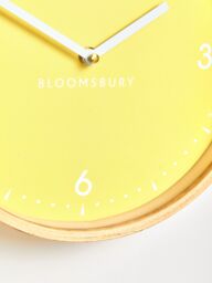 Orsina Compact & Lightweight Small Wall Clock, Sleek Clock In Kitchen, Modern Design Wall Clock For Indoor in Yellow - thumbnail 5