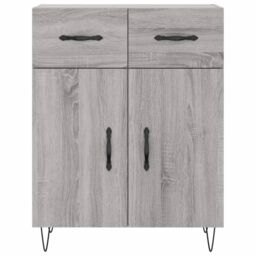 Berkfield Home Sideboard Grey Sonoma 69.5x34x90 cm Engineered Wood - thumbnail 6