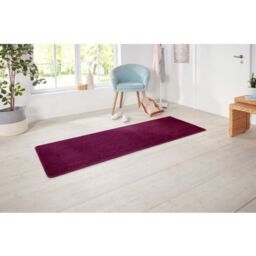 THE RUGS Plain Design Rug Polypropylene Durable with 0.85 cm Pile Height in Purple - Size: 140 cm x 200 cm - thumbnail 7