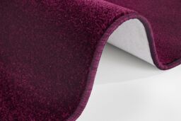 THE RUGS Plain Design Rug Polypropylene Durable with 0.85 cm Pile Height in Purple - Size: 140 cm x 200 cm - thumbnail 2