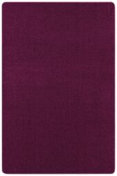 THE RUGS Plain Design Rug Polypropylene Durable with 0.85 cm Pile Height in Purple - Size: 140 cm x 200 cm - thumbnail 1