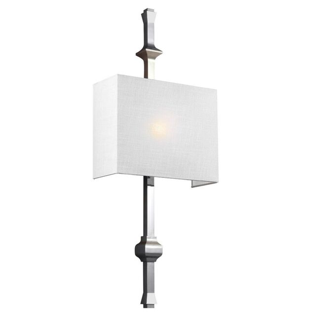 Loops Wall Light Sconce Highly Polished Nickel Finish LED E27 60W Bulb d00991 in Metallics