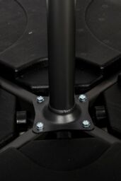 Royalcraft 3m Standard Cantilever Powder Coated Parasol with Cross Stand in Ivory - thumbnail 6