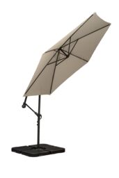 Royalcraft 3m Standard Cantilever Powder Coated Parasol with Cross Stand in Ivory - thumbnail 2