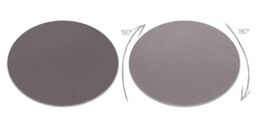 RugsX Lindo Rug in Grey - Size: 100 cm diameter - thumbnail 2