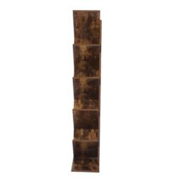 Levede Bookshelf Tree Bookcases Book Storage Wooden 8 Tier Home Display Stand in Brown - thumbnail 7