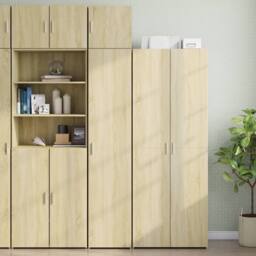 Berkfield Home Wall Cabinet Sonoma Oak 40x42.5x40 cm Engineered Wood in Brown - thumbnail 3