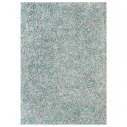 Kukoon Duck Egg Silver Super Soft Shaggy Area Rug in Duck Egg Blue - Size: 120 cm x 170 cm - thumbnail 1