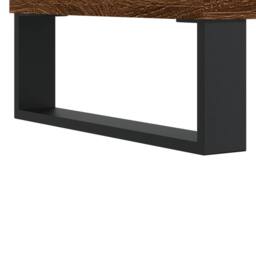 Berkfield Home Modern Coffee Table Brown Oak 90x49x45 cm Engineered Wood - Size: 90 x 49 x 45 cm - thumbnail 9