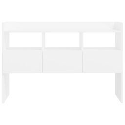 Berkfield Home Sideboard White 105x30x70 cm Engineered Wood - Size: 105 x 30 x 70 cm - thumbnail 6