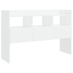Berkfield Home Sideboard White 105x30x70 cm Engineered Wood - Size: 105 x 30 x 70 cm - thumbnail 2