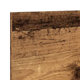 Berkfield Home Wall Cabinet 100x16.5x30 cm Old Wood Engineered Wood in Brown - thumbnail 7