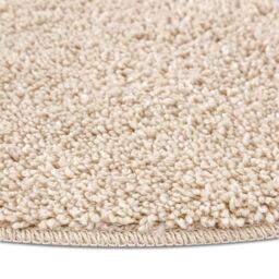 Berkfield Home Shaggy Rug with Latex Backing Cream √∏120 cm - Size: Medium - thumbnail 7