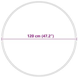 Berkfield Home Shaggy Rug with Latex Backing Cream √∏120 cm - Size: Medium - thumbnail 8