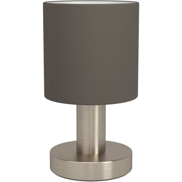 Loops Stylish Modern Satin Nickel Table Lamp for Elegant Home Lighting in Metallics - image 1