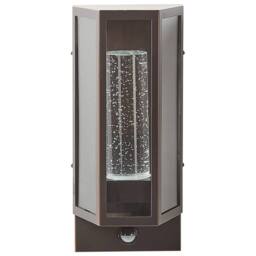 Wyld and Coco Outdoor LED Wall Light 33cm Brown Iron with Motion Sensor - thumbnail 4
