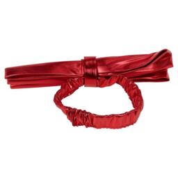 EONLION 4X Red 50cm Large Metallic Chair Bows Sashes Party Decor - thumbnail 1