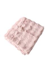 Living and Home Sleek Textured Plush Sofa Cover in Pink - Size: Large - thumbnail 6