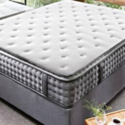 Stratus Interiors Duchess 5000 Pocket Hybrid Pillow Top Mattress - Luxury Comfort in White - Size: Double - thumbnail 2