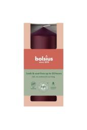 KDMD Metallic Red Bolsius Pillar Candle 120 x 58mm 2 Pack - thumbnail 2