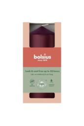 KDMD Metallic Red Bolsius Pillar Candle 120 x 58mm 2 Pack - thumbnail 1