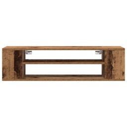 Berkfield Home TV Cabinet Old Wood Engineered Wood 100 x 30 x 26.5 cm TV Cabinet in Brown - thumbnail 6