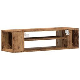 Berkfield Home TV Cabinet Old Wood Engineered Wood 100 x 30 x 26.5 cm TV Cabinet in Brown - thumbnail 5