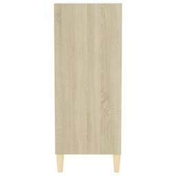 Berkfield Home Sideboard Sonoma Oak 57x35x90 cm Engineered Wood in Light Beige - Size: 57 x 35 x 90 cm - thumbnail 5