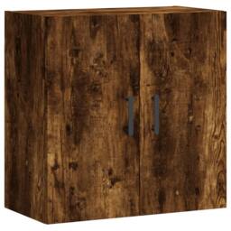 Berkfield Home Wall Cabinet Smoked Oak 60x31x60 cm Engineered Wood in Brown - Size: 60 x 31 x 60 cm - thumbnail 1