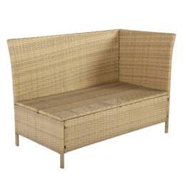 Home Garden Direct Thalia Rattan Corner 8 Seater Dining Set with Plywood Table - Brown Rattan Furniture Set - thumbnail 5