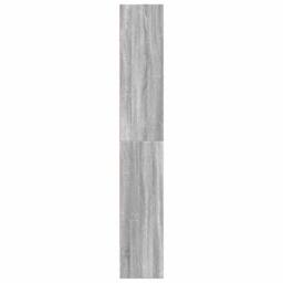 Berkfield Home Classic Book Cabinet Grey Sonoma 80x30x189 cm Engineered Wood - Size: 80 x 30 x 189 cm - thumbnail 5