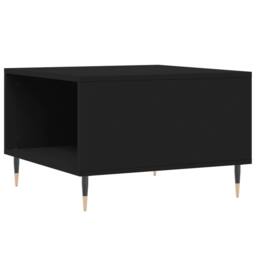 Berkfield Home Modern Coffee Table Black 55x55x36.5 cm Engineered Wood - thumbnail 8