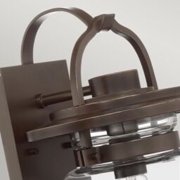 Netlighting Quoizel Lasalle Outdoor Wall Lantern Western Bronze IP44 in Brown - thumbnail 2