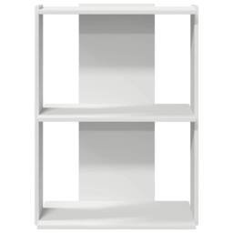 Berkfield Home Bookcase 3-Tier White 60x30x80 cm Engineered Wood - Size: 60 x 30 x 80 cm - thumbnail 4