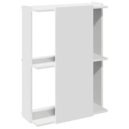 Berkfield Home Bookcase 3-Tier White 60x30x80 cm Engineered Wood - Size: 60 x 30 x 80 cm - thumbnail 6