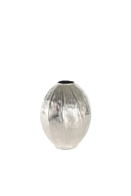 KDMD Silver Eros Seed Metal Vase 22.5cm H - image 1