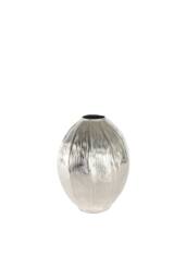 KDMD Silver Eros Seed Metal Vase 22.5cm H - thumbnail 1