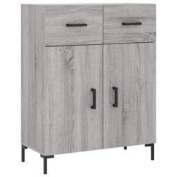 Berkfield Home Highboard Grey Sonoma 69.5x34x180 cm Engineered Wood - thumbnail 7