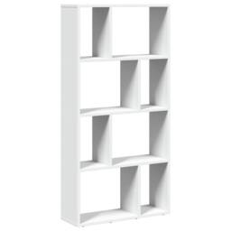 Berkfield Home Bookcase White 60x20x120 cm Engineered Wood - Size: 60 x 20 x 120 cm - thumbnail 1