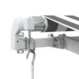 Berkfield Home Manual Retractable Awning Anthracite&White 350x250 cm - thumbnail 6
