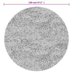 Berkfield Home Rug Washable Multicolour Ã˜ 120 cm Anti Slip - Size: 100 cm diameter - thumbnail 6