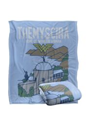 Warner Brothers Wonder Woman Officially Licensed Silky Touch Super Soft Throw Blanket 152 x 127 cm in White - thumbnail 2