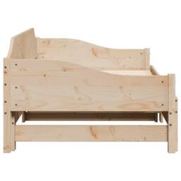 Berkfield Home Versatile Daybed with Trundle without Mattress 90x190 cm Single S in Light Tan - thumbnail 8