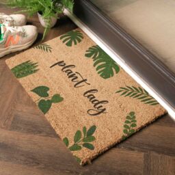 Artsy Mats Plant Lady Doormat (60 x 40cm) in Brown - Size: 40 cm x 60 cm - thumbnail 2