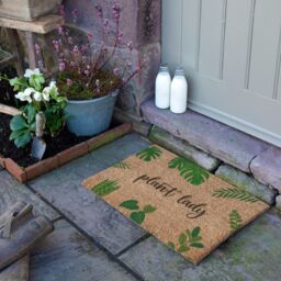 Artsy Mats Plant Lady Doormat (60 x 40cm) in Brown - Size: 40 cm x 60 cm - thumbnail 3